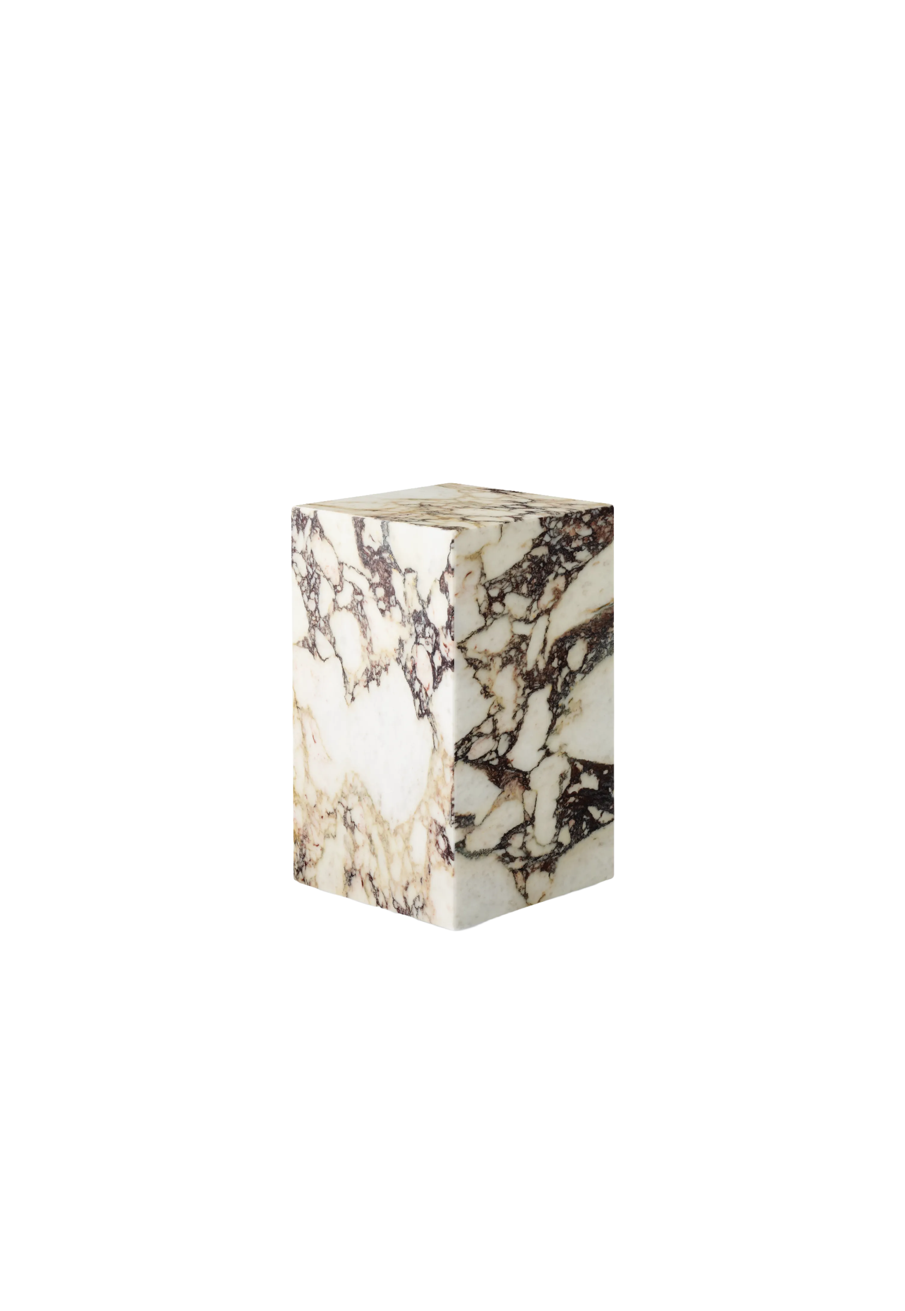 Plinth Tall Calacatta Viola By Audo For Donzelli