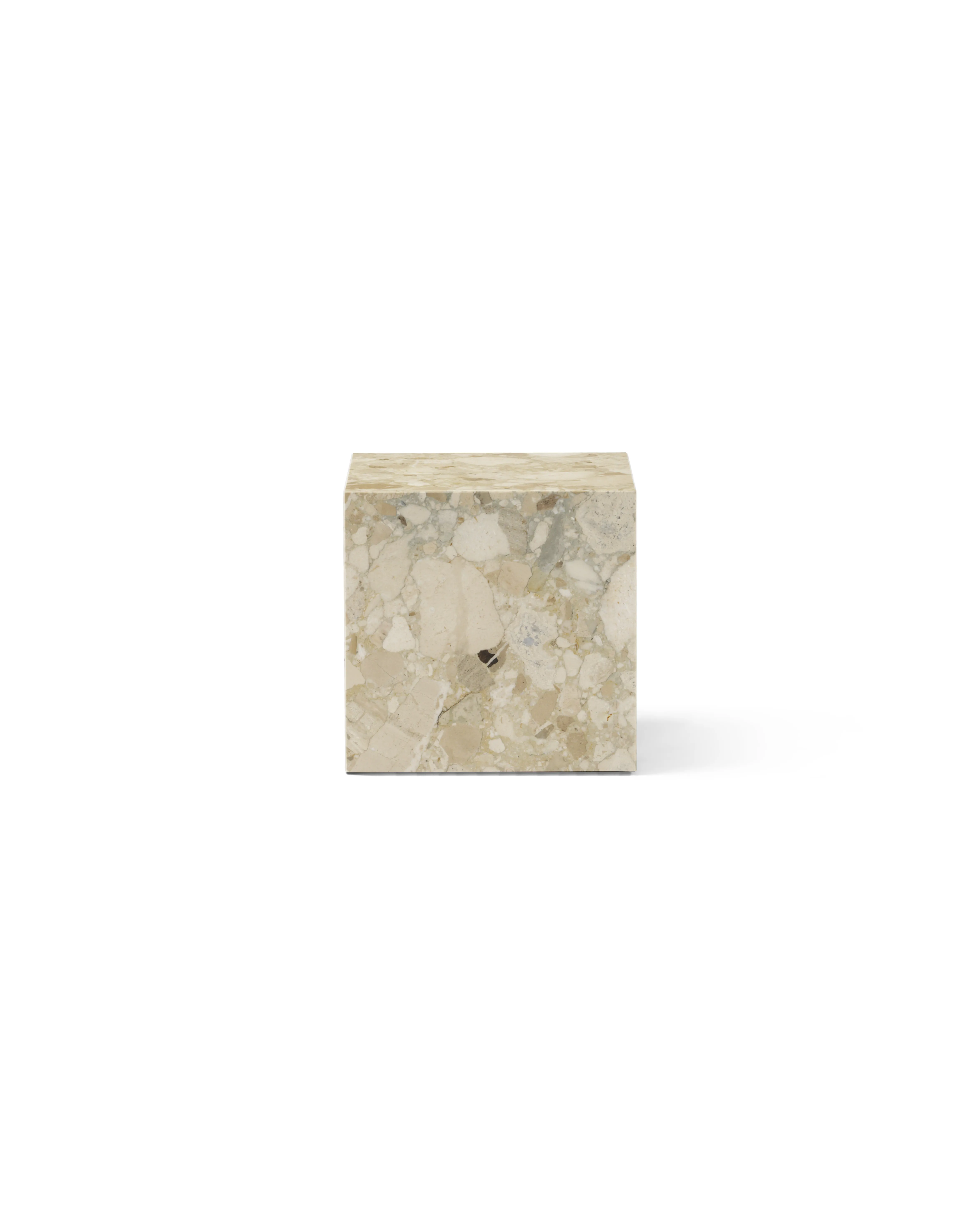 Plinth Table Low Tall Cubic Grand Brige Marble Various Colors Crarra Calacatta Packshot Audo 1 For Donzelli
