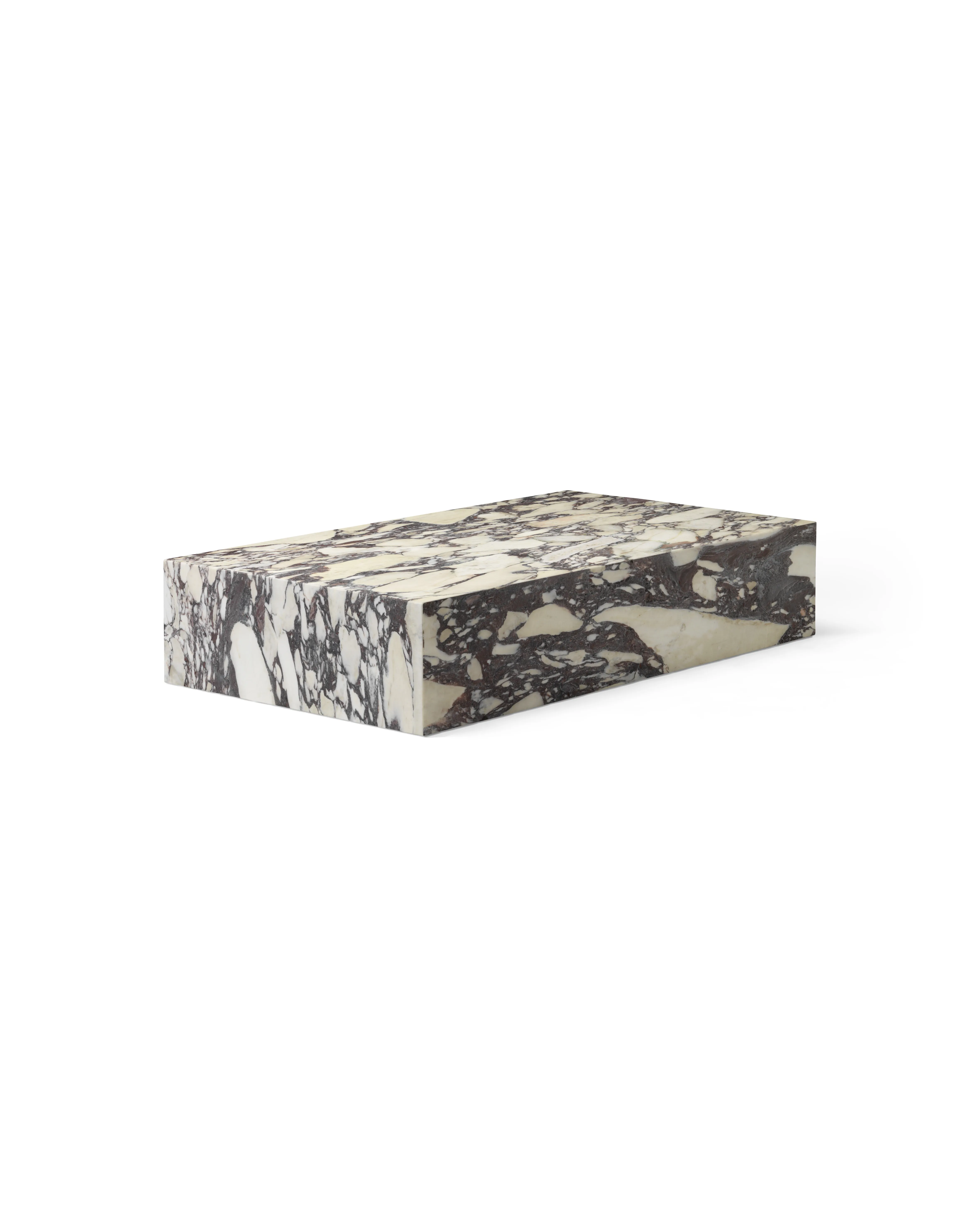 Plinth Table Low Tall Cubic Grand Brige Marble Various Colors Crarra Calacatta Packshot Audo 19 For Donzelli