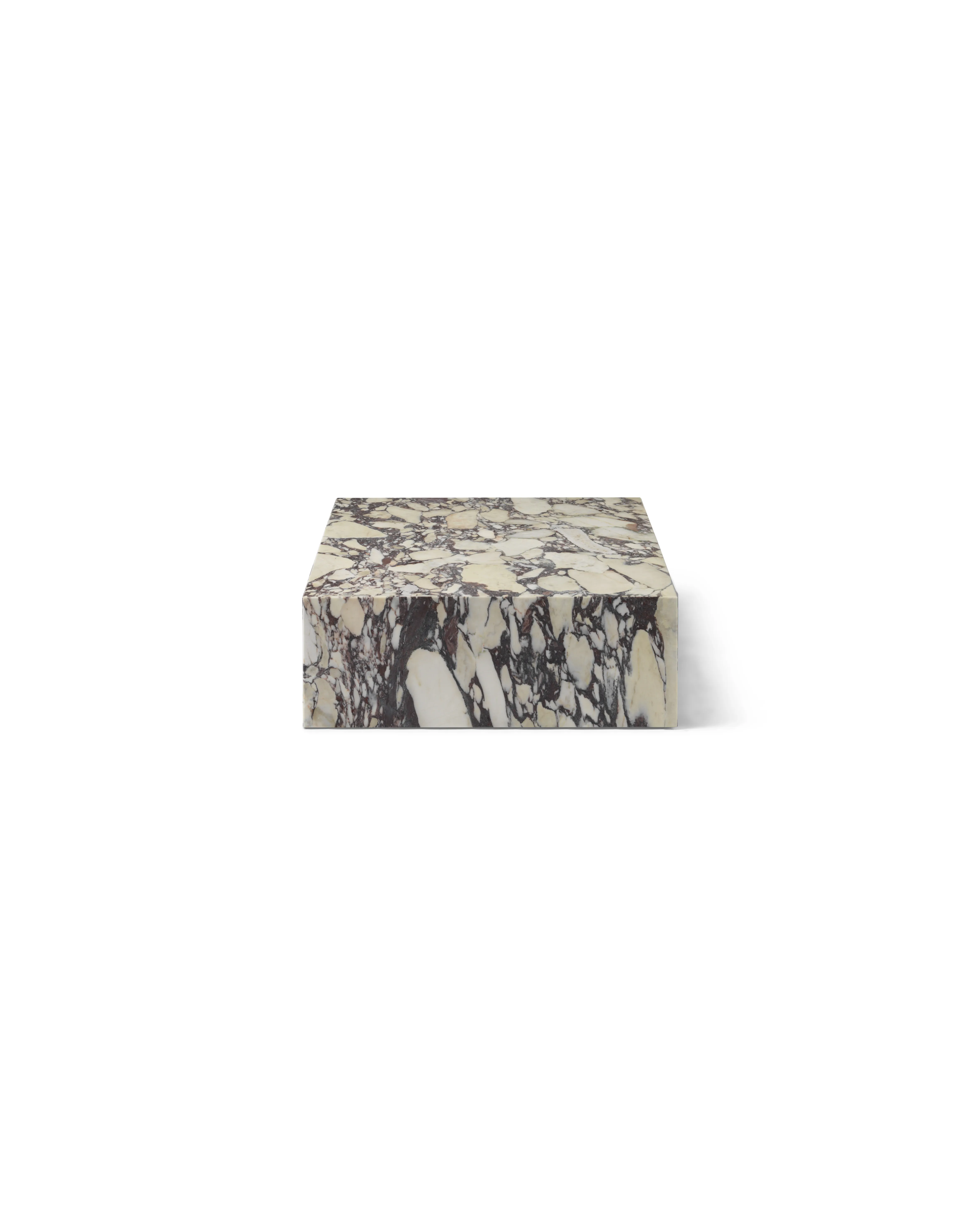 Plinth Table Low Tall Cubic Grand Brige Marble Various Colors Crarra Calacatta Packshot Audo 21 For Donzelli