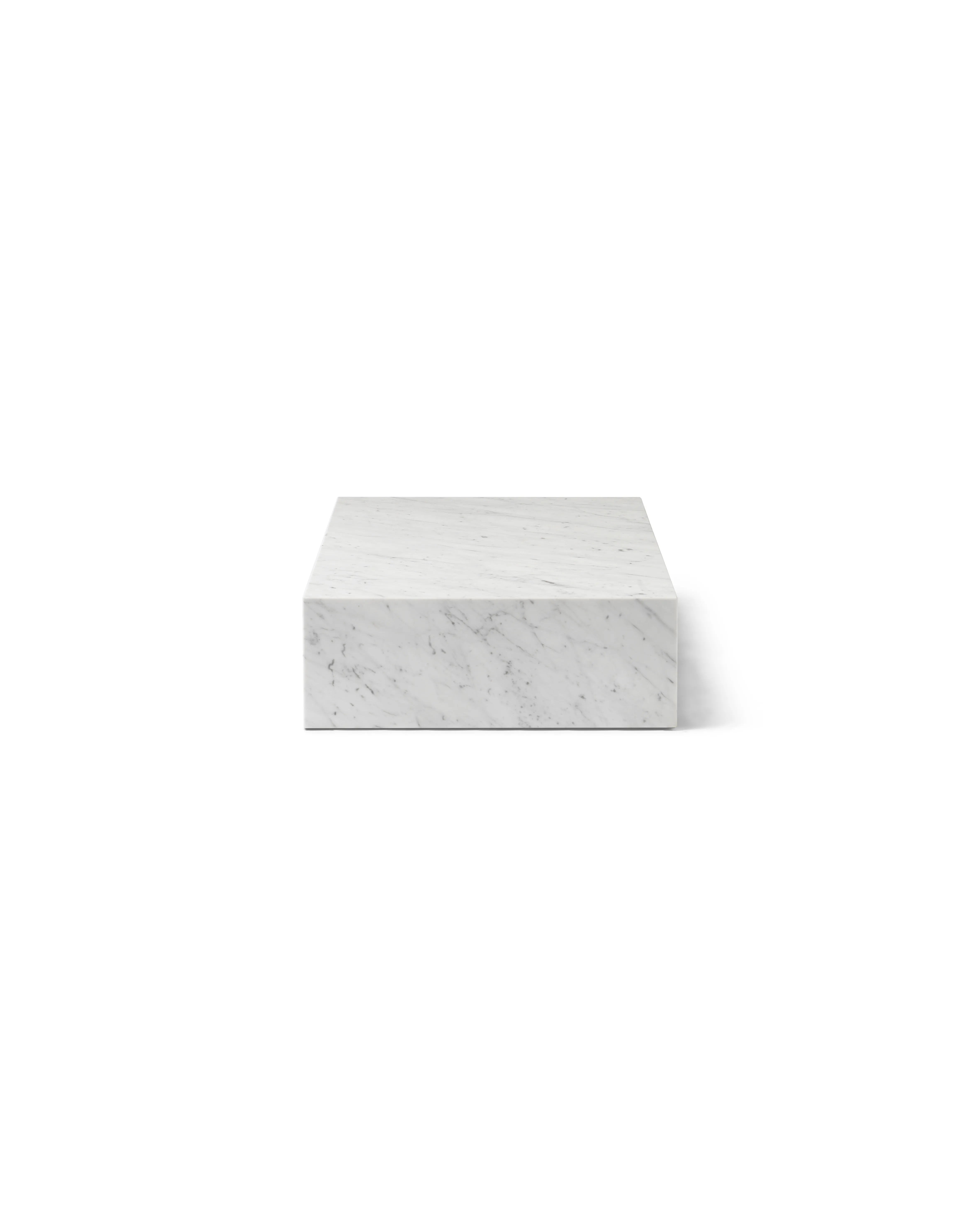 Plinth Table Low Tall Cubic Grand Brige Marble Various Colors Crarra Calacatta Packshot Audo 29 For Donzelli