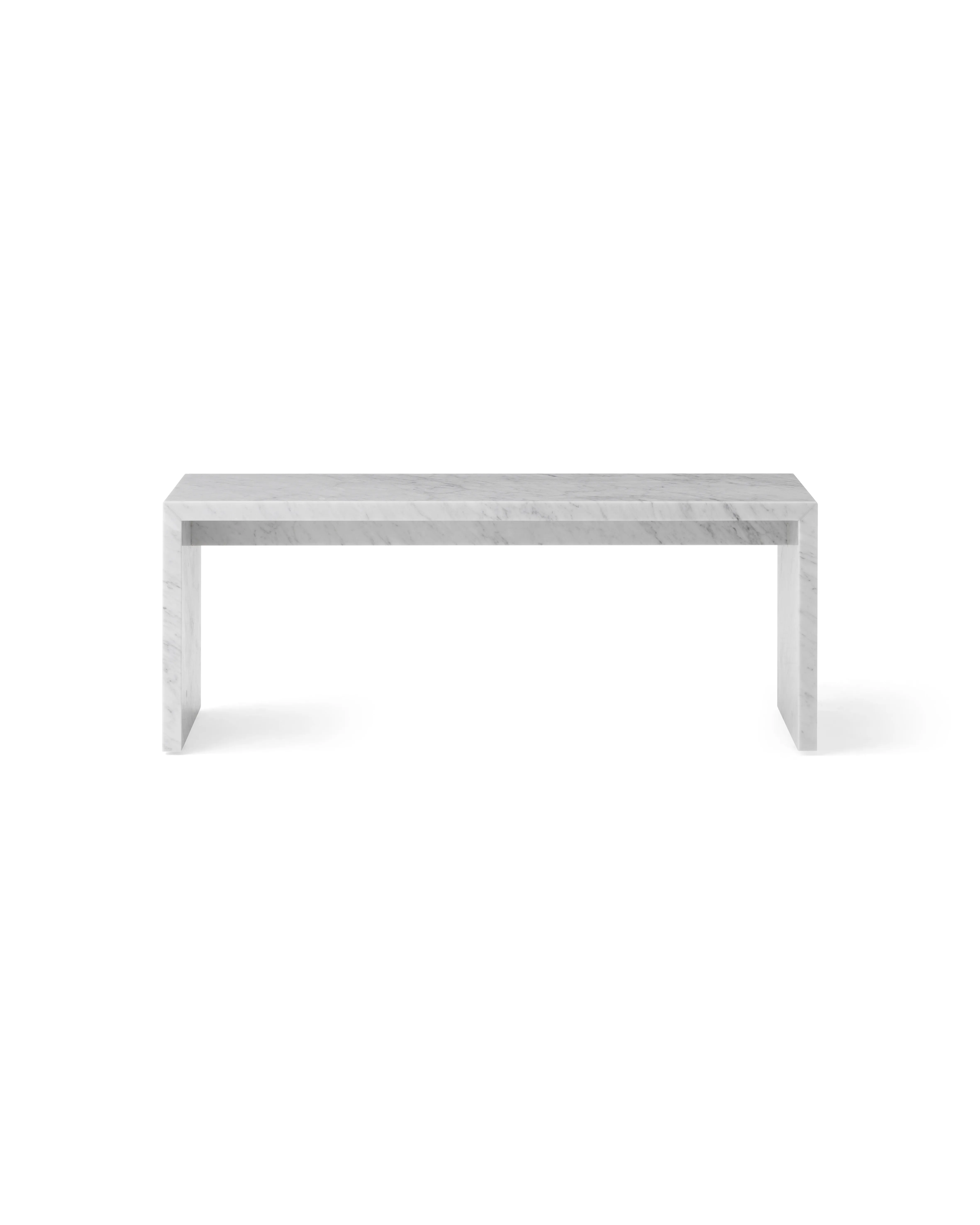 Plinth Table Low Tall Cubic Grand Brige Marble Various Colors Crarra Calacatta Packshot Audo 45 For Donzelli