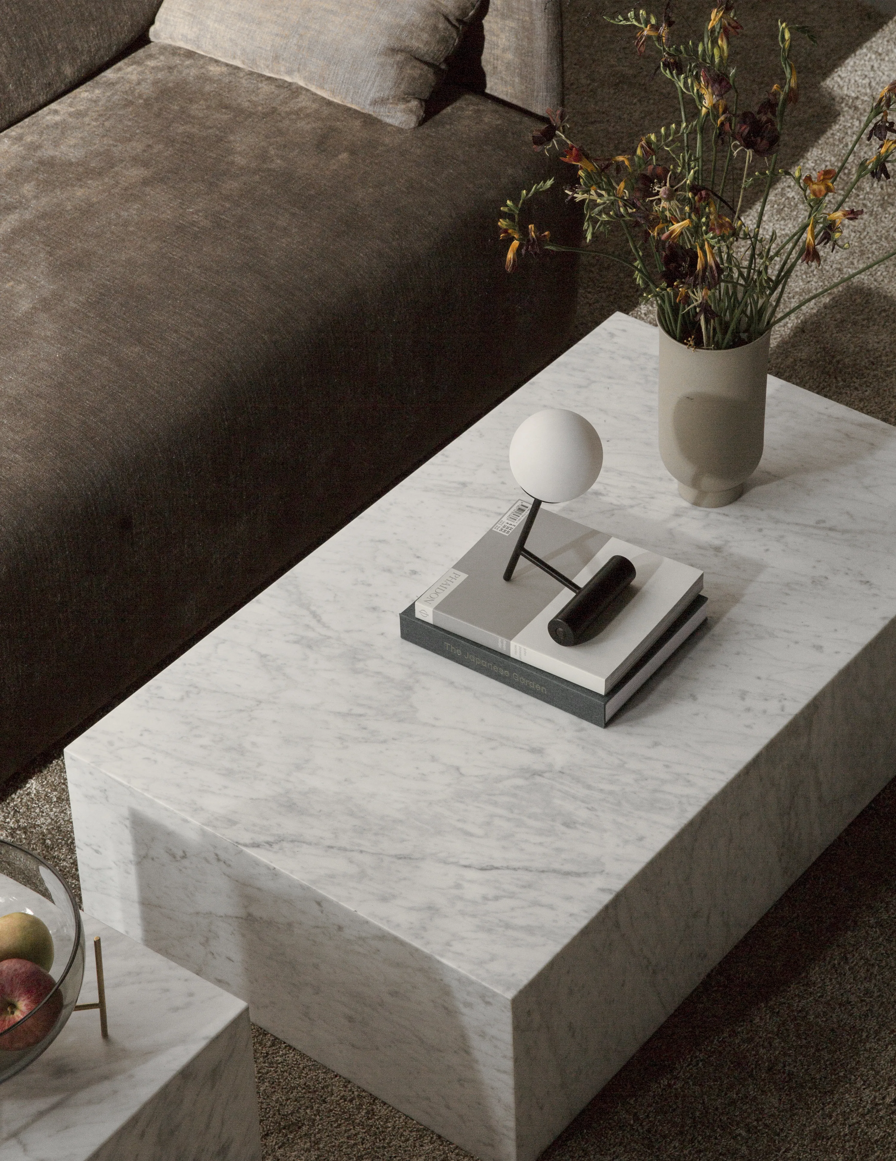 Plinth Table Low Tall Cubic Grand Brige Marble Various Colors Crarra Calacatta Audo 19 For Donzelli