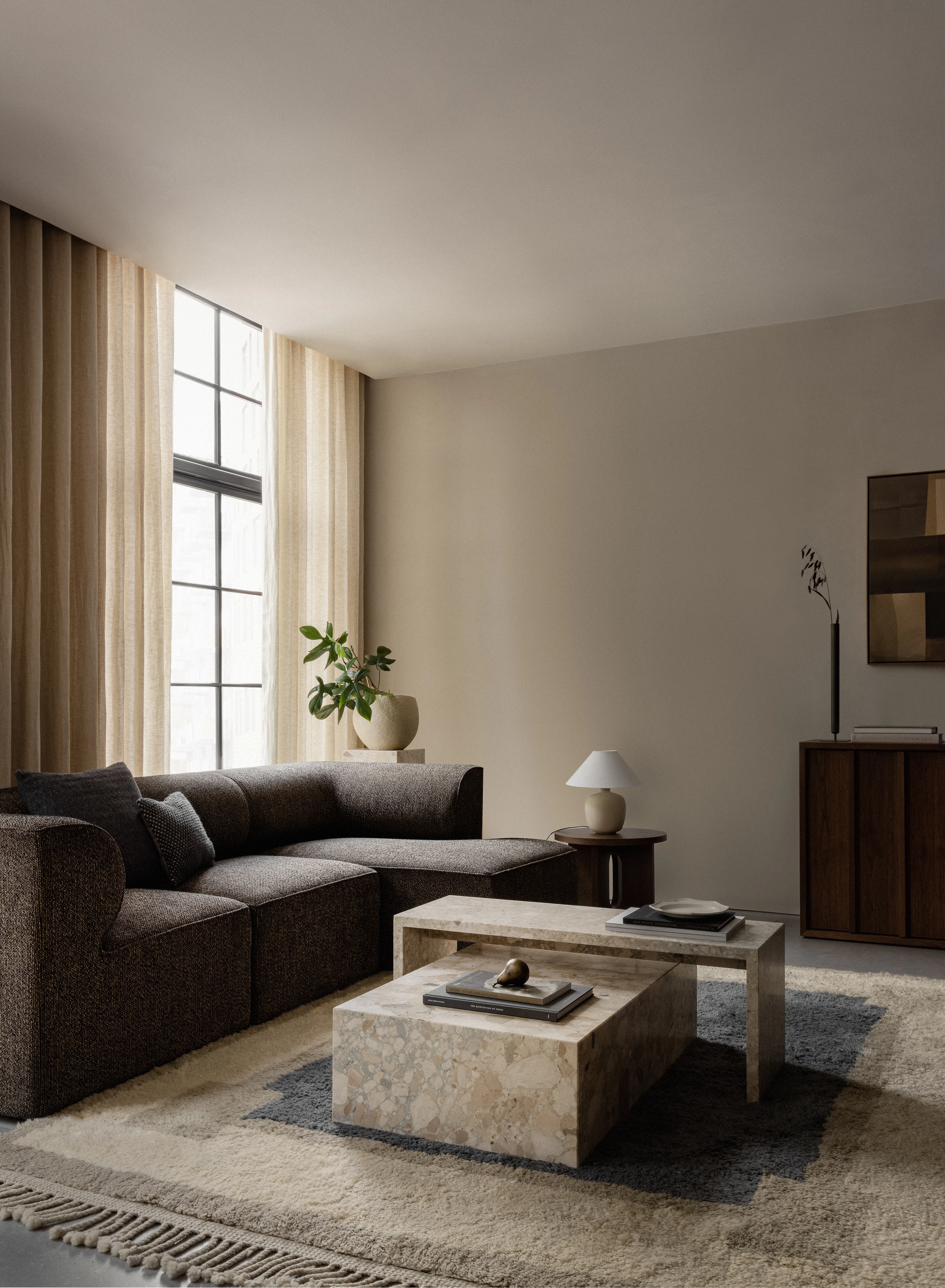 Plinth Table Low Tall Cubic Grand Brige Marble Various Colors Crarra Calacatta Audo 36 For Donzelli