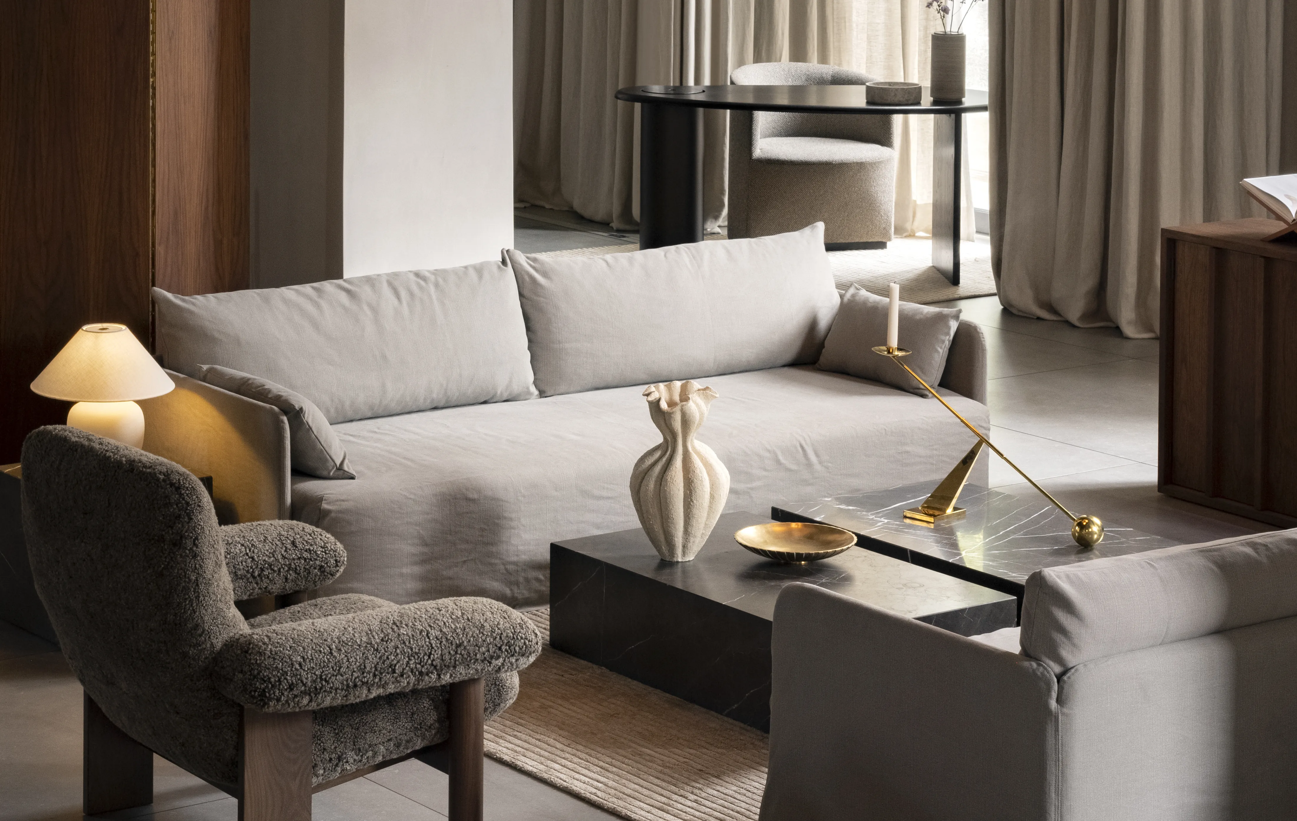Plinth Table Low Tall Cubic Grand Brige Marble Various Colors Crarra Calacatta Audo 59 For Donzelli
