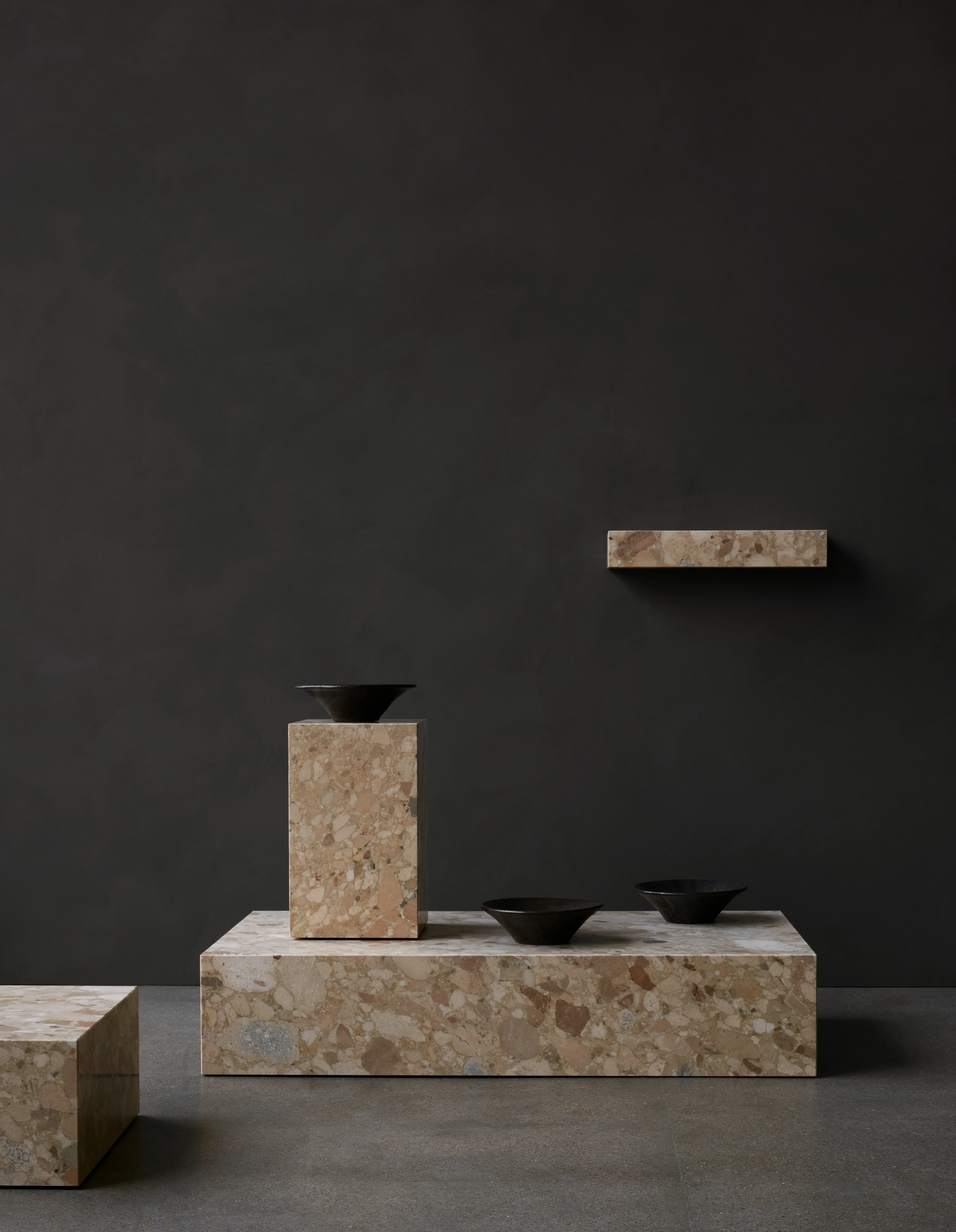 Plinth Table Low Tall Cubic Grand Brige Marble Various Colors Crarra Calacatta Audo 73 For Donzelli