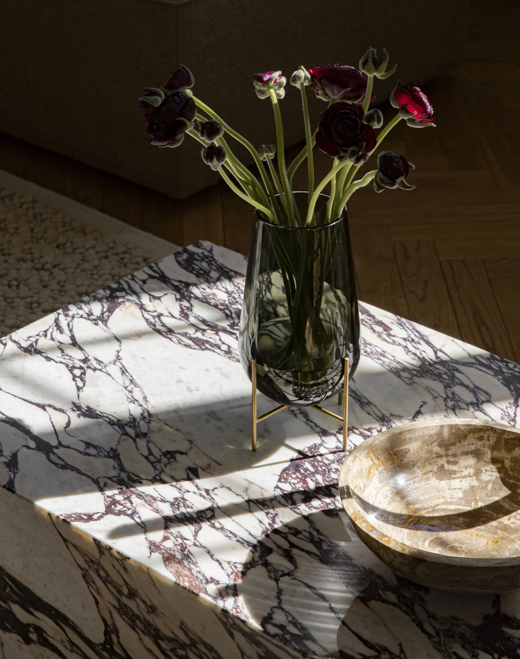 Plinth Table Low Tall Cubic Grand Brige Marble Various Colors Crarra Calacatta Audo 79 For Donzelli
