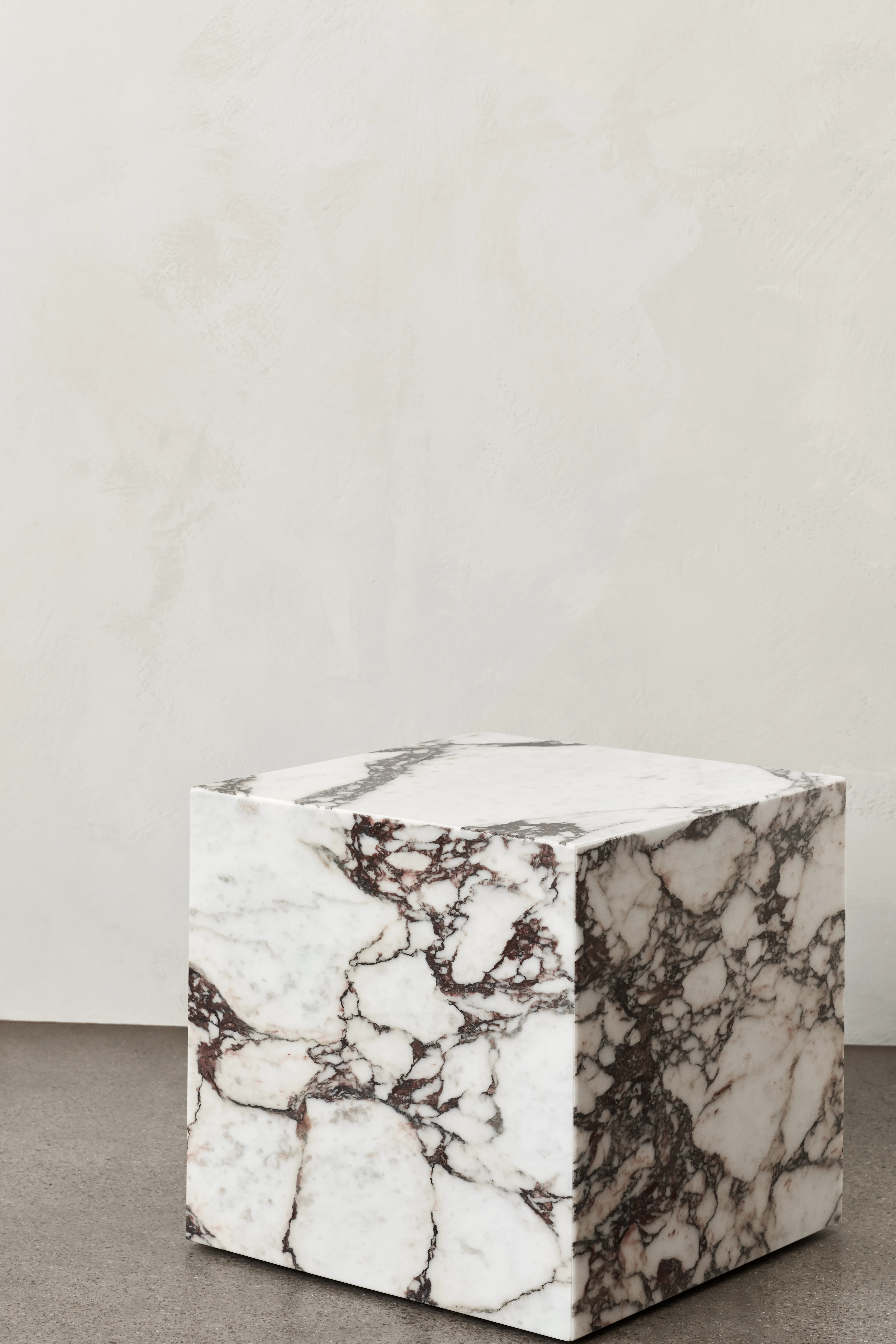 Plinth Table Low Tall Cubic Grand Brige Marble Various Colors Crarra Calacatta Audo 81 For Donzelli