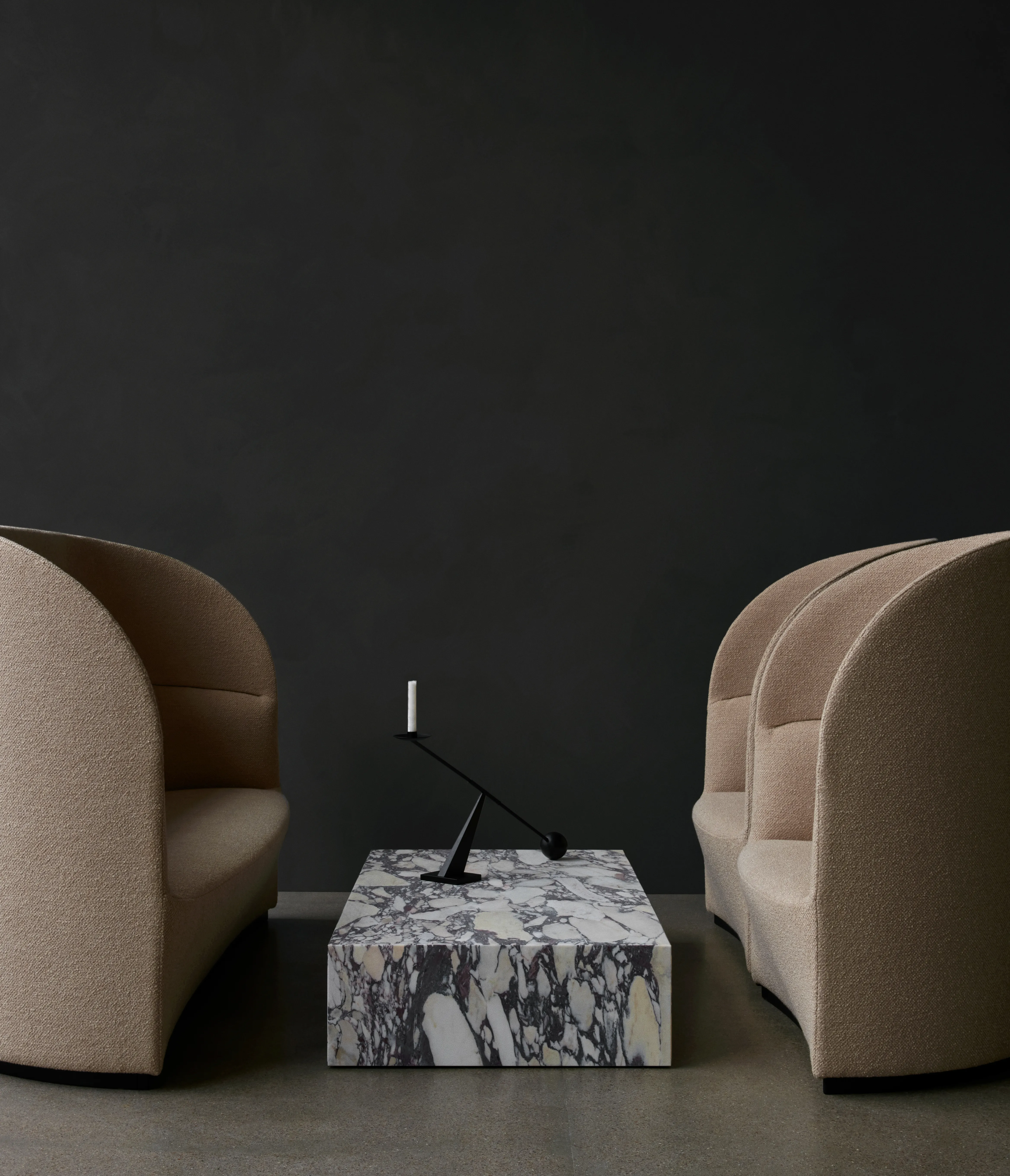 Plinth Table Low Tall Cubic Grand Brige Marble Various Colors Crarra Calacatta Audo 92 For Donzelli