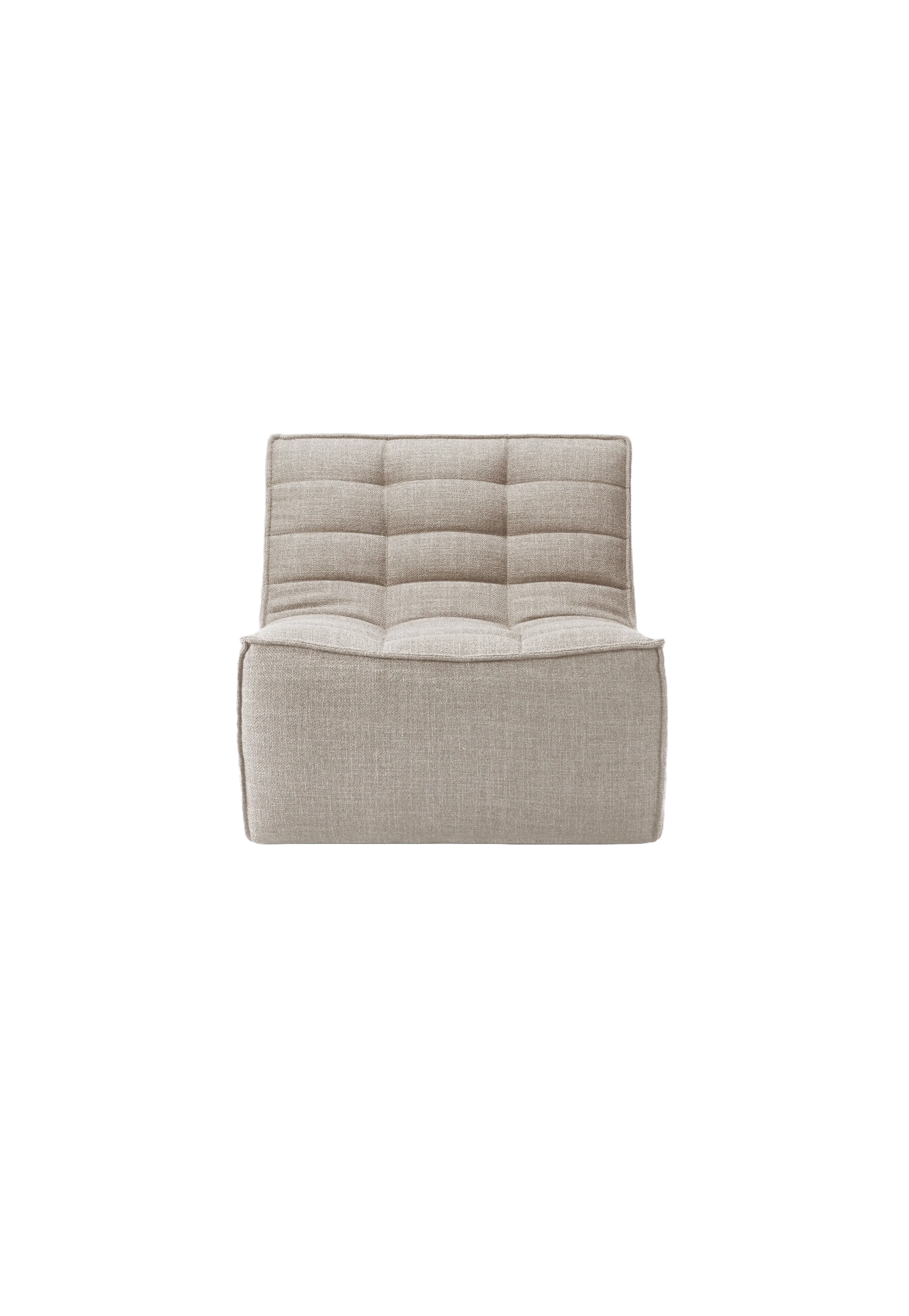 1seat Classic Fabric Beige N701 By Ethnicraft For Donzelli