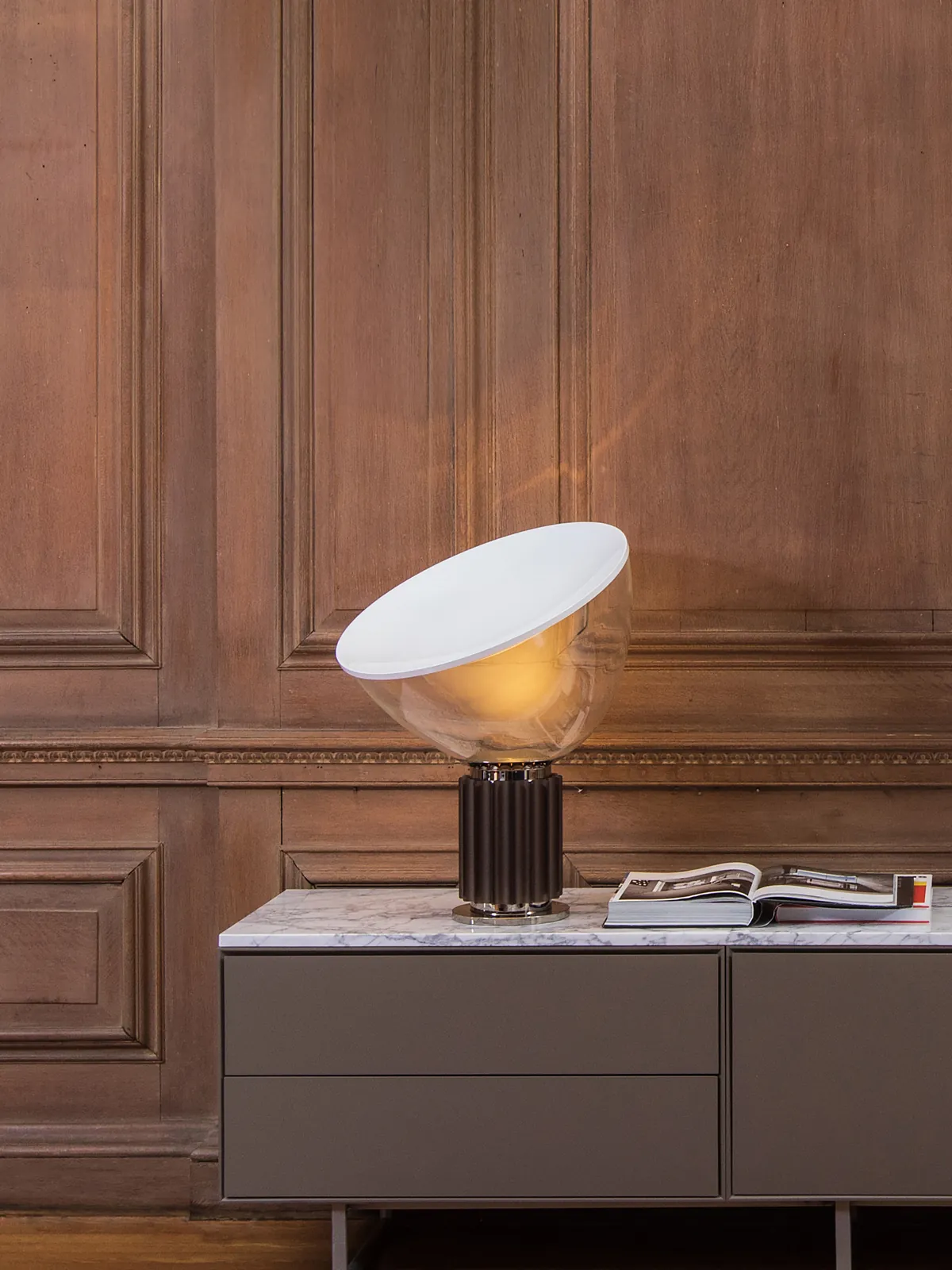 Taccia Lamp All Sizes Small Led Pmma Plexi Glass By Achille And Pier Giacomo And Flos 11 For Donzelli Slide4