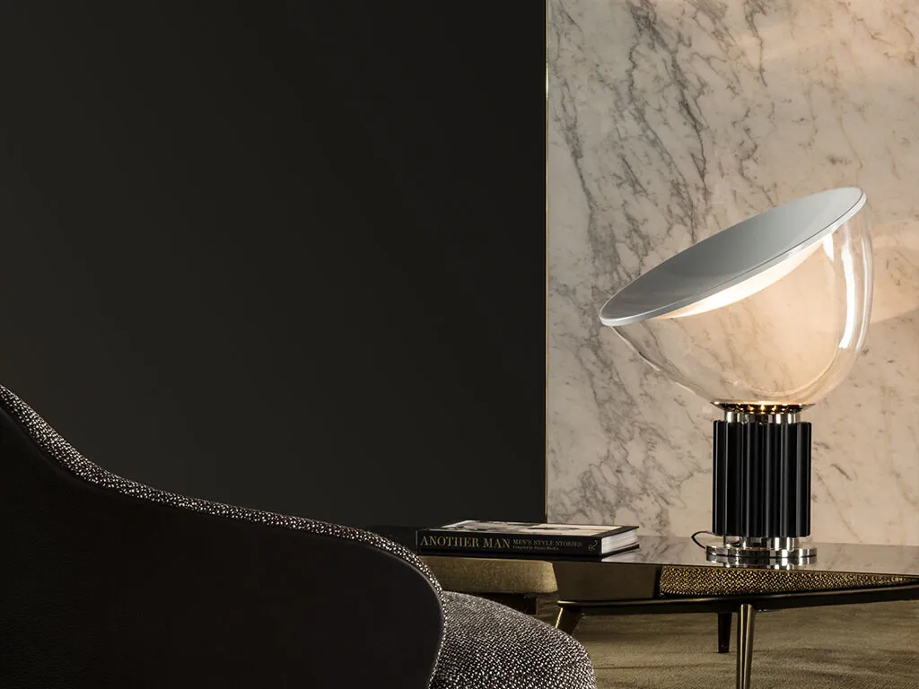 Taccia Lamp All Sizes Small Led Pmma Plexi Glass By Achille And Pier Giacomo And Flos 16 For Donzelli