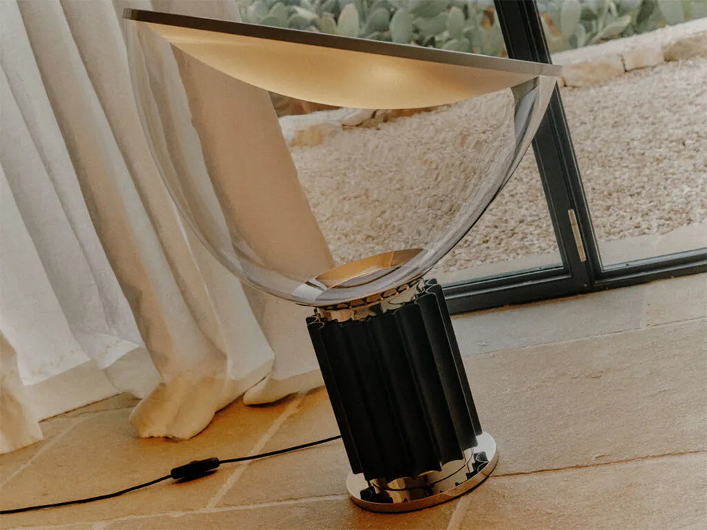Taccia Lamp All Sizes Small Led Pmma Plexi Glass By Achille And Pier Giacomo And Flos 17 For Donzelli