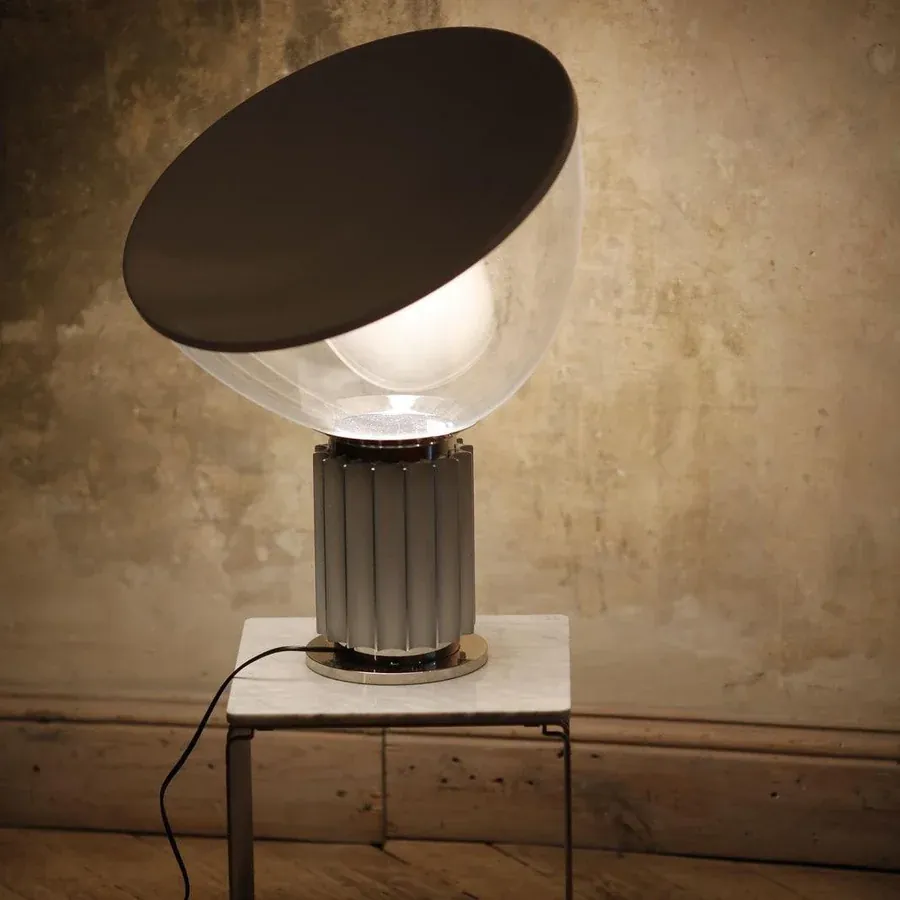 Taccia Lamp All Sizes Small Led Pmma Plexi Glass By Achille And Pier Giacomo And Flos 2 For Donzelli