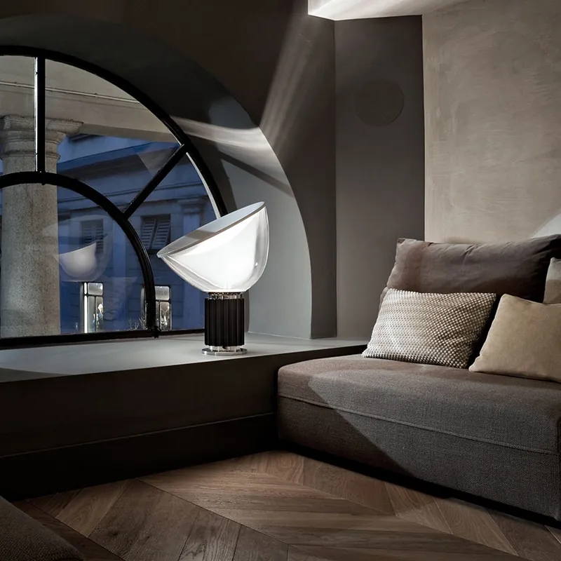 Taccia Lamp All Sizes Small Led Pmma Plexi Glass By Achille And Pier Giacomo And Flos 20 For Donzelli