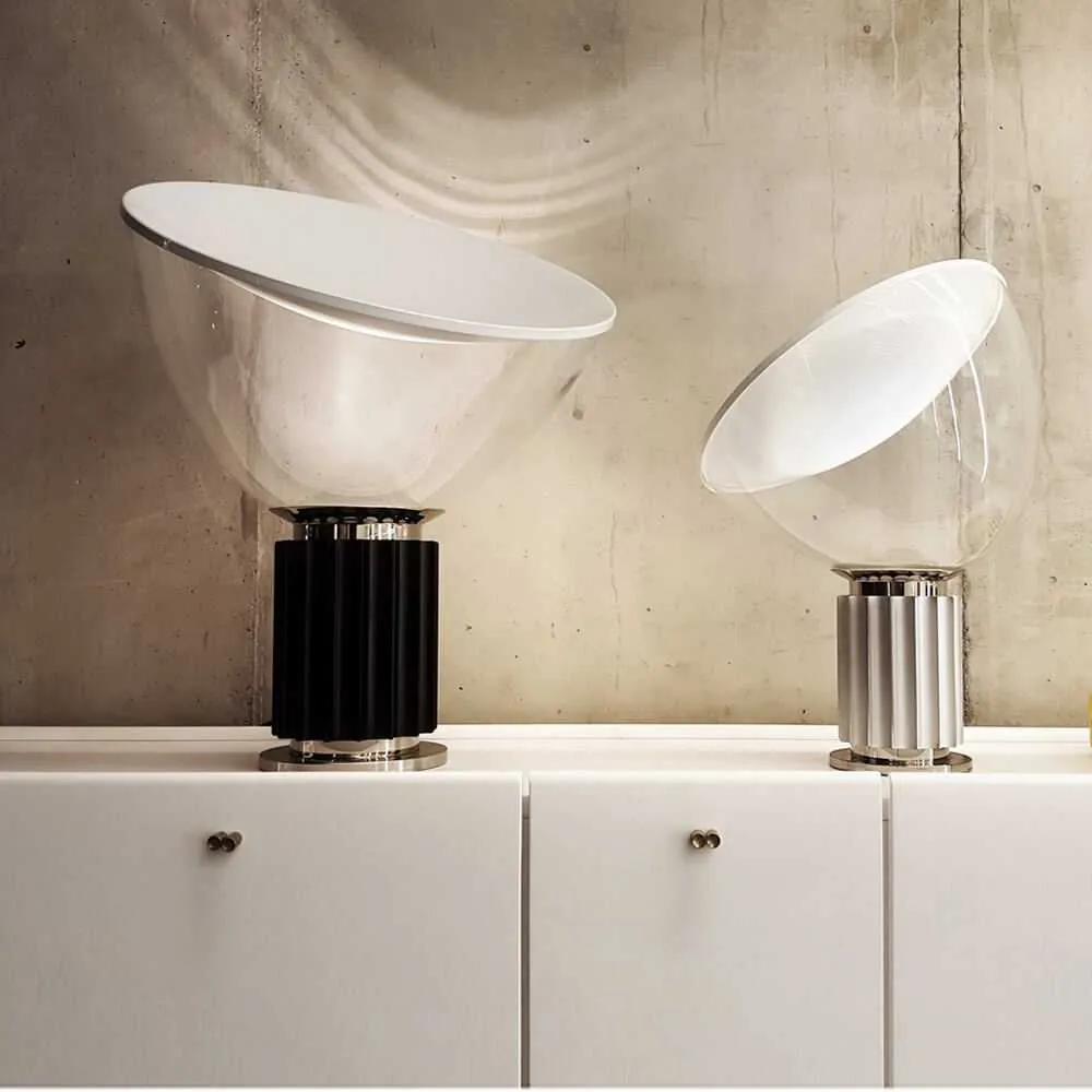 Taccia Lamp All Sizes Small Led Pmma Plexi Glass By Achille And Pier Giacomo And Flos 28 For Donzelli