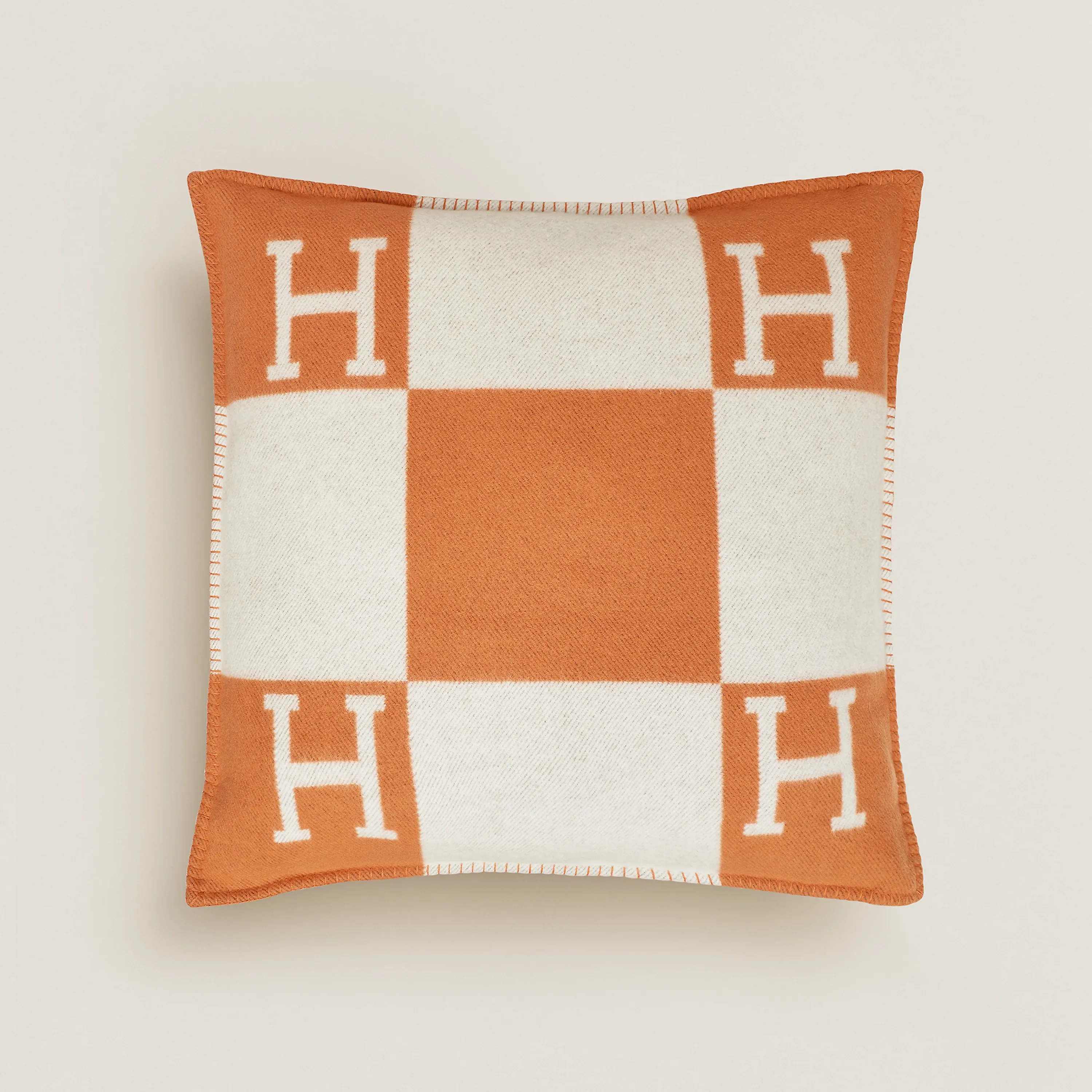 Avalon Cushion Pumpkin Camel Ecru Darkgrey Hermes 7 For Donzelli