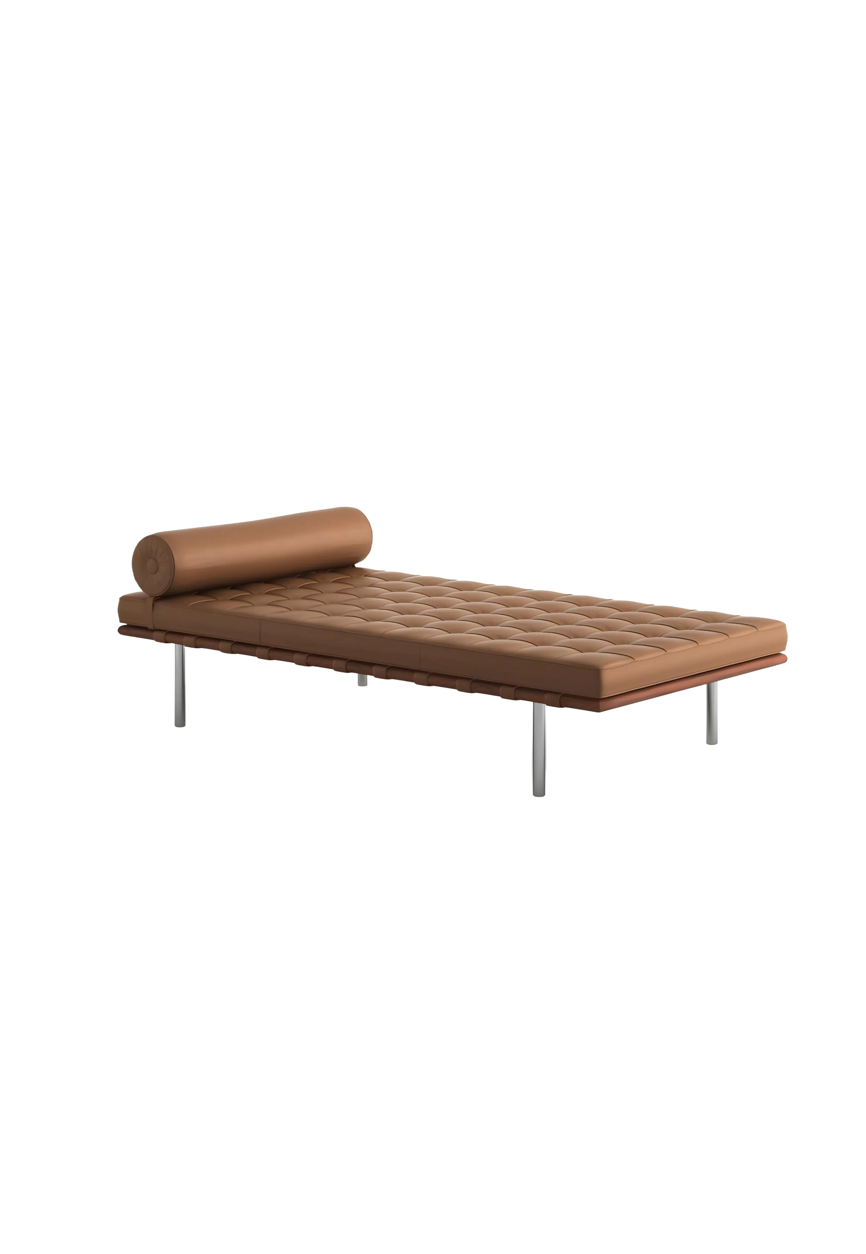 Barcelona Couch Knoll Brown Leather For Donzelli