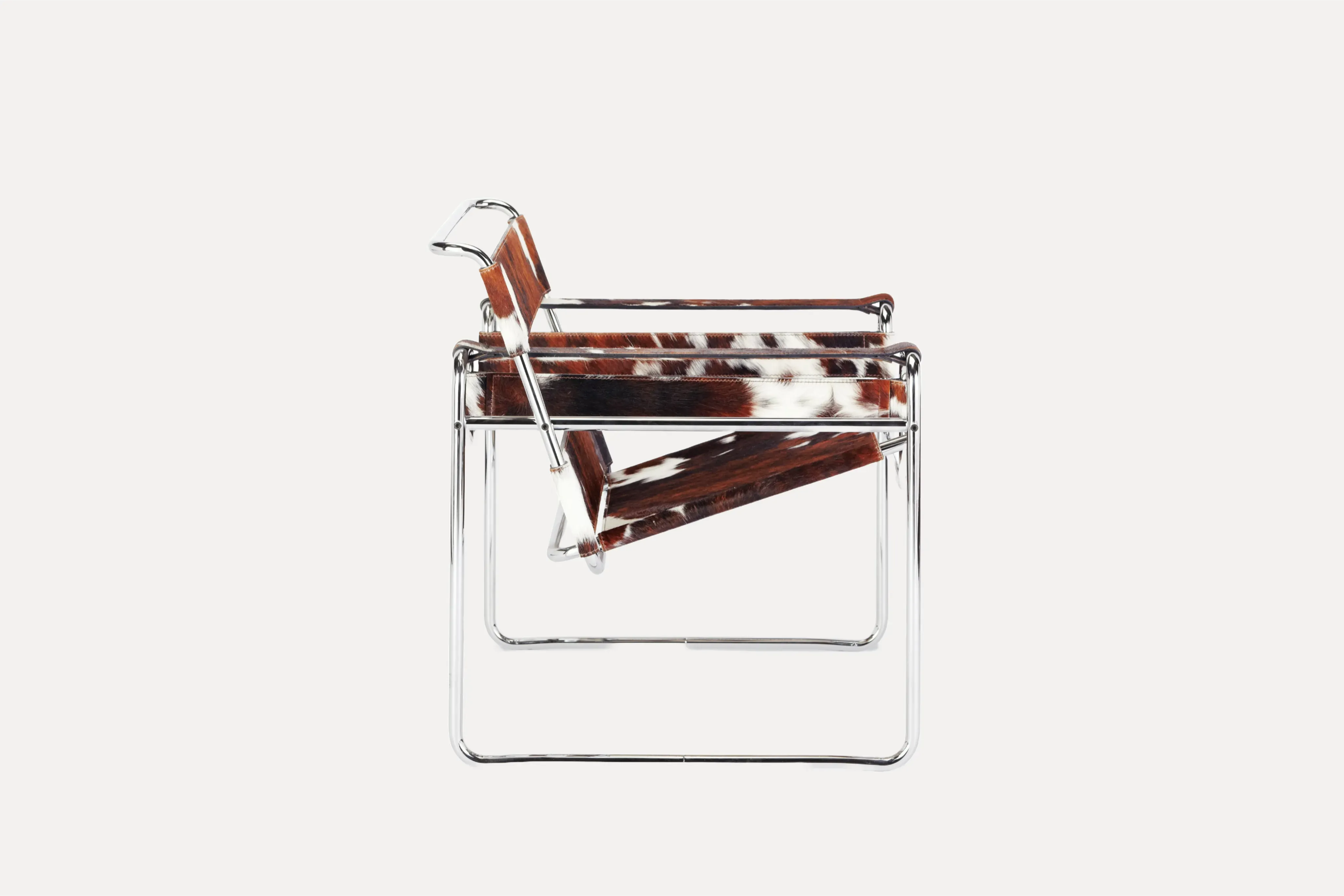 Cow 2 Hired Hide Wassily Chair Leather Knoll For Donzelli.Png