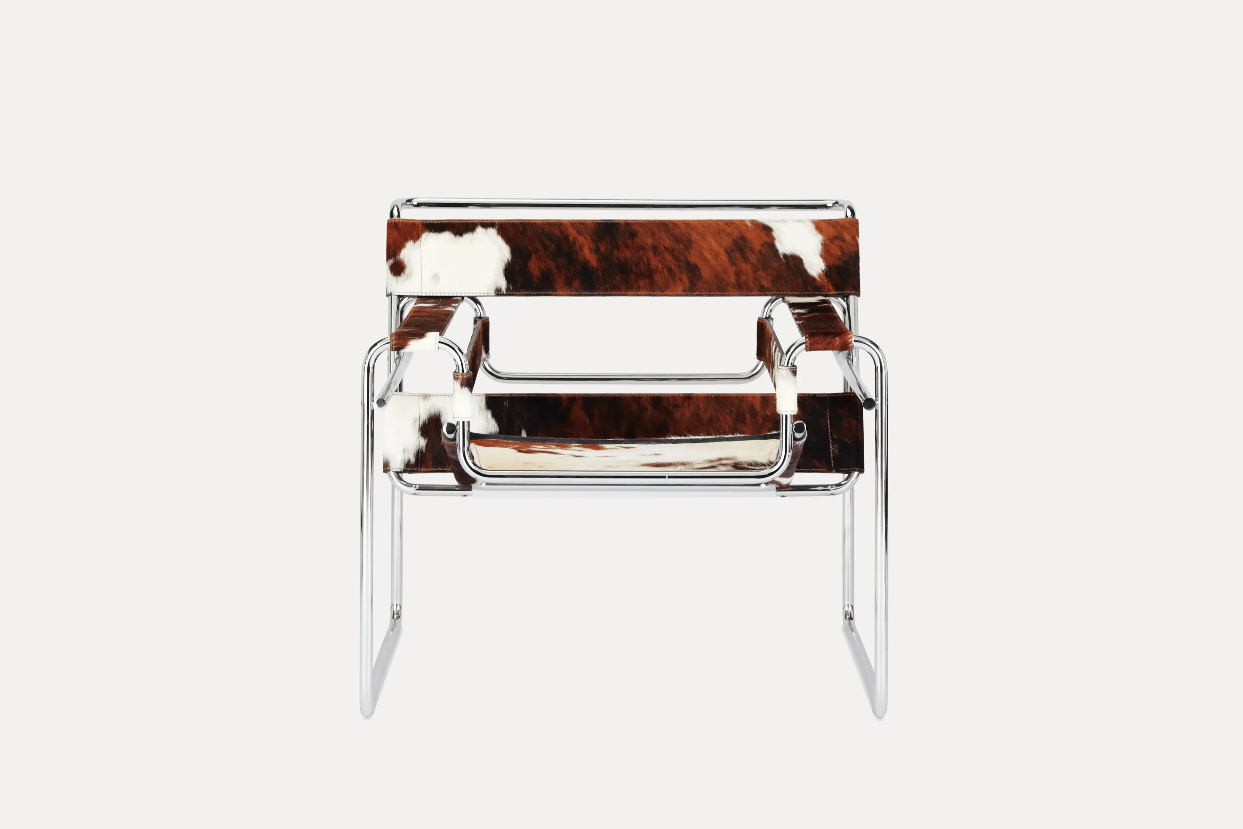 Cow Hired Hide Wassily Chair Leather Knoll For Donzelli