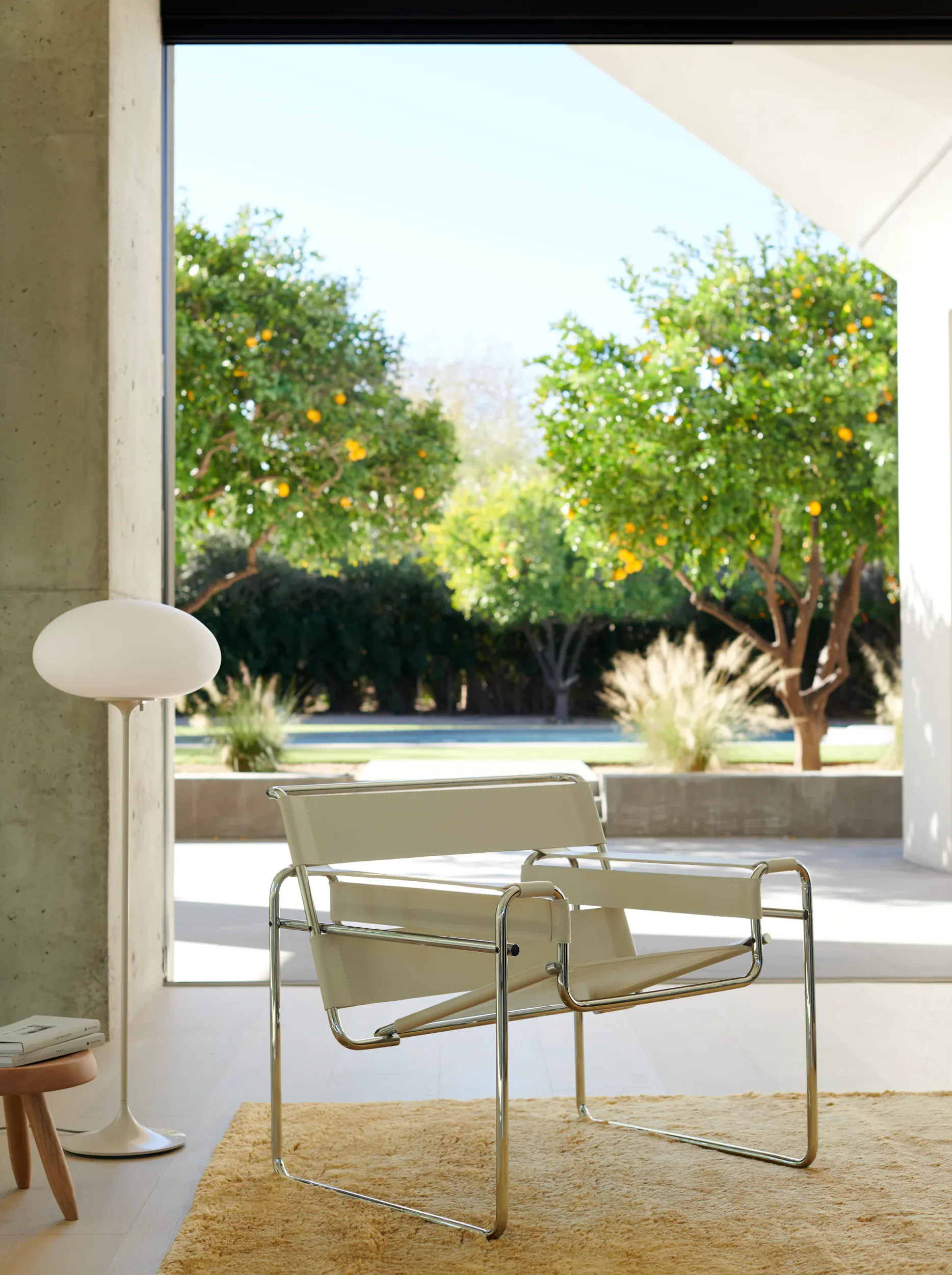 White Cream Wassily Chair Knoll For Donzelli