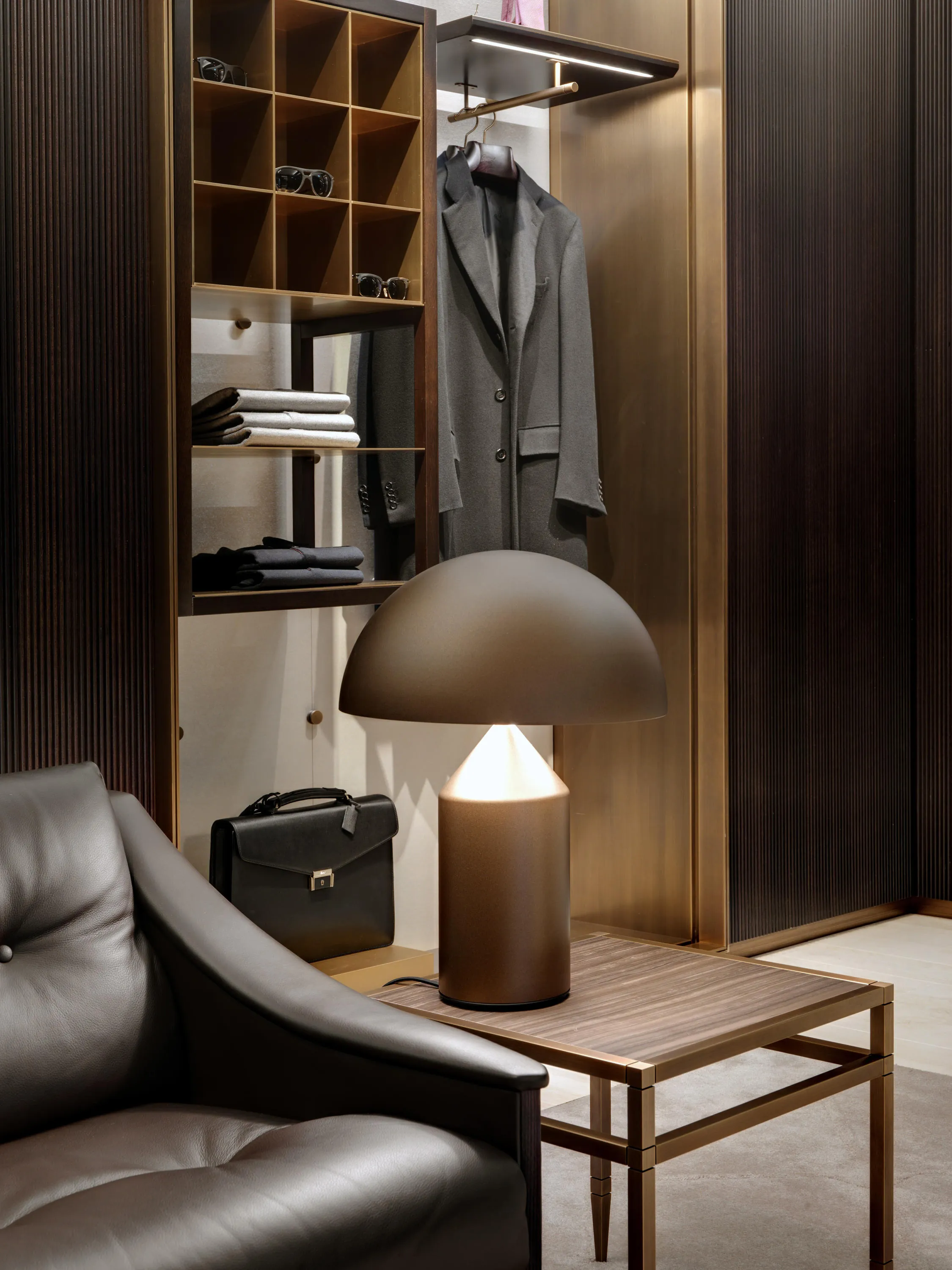 Atollo Gold 233 Boutique Brioni Wordwide Oluce For Donzelli