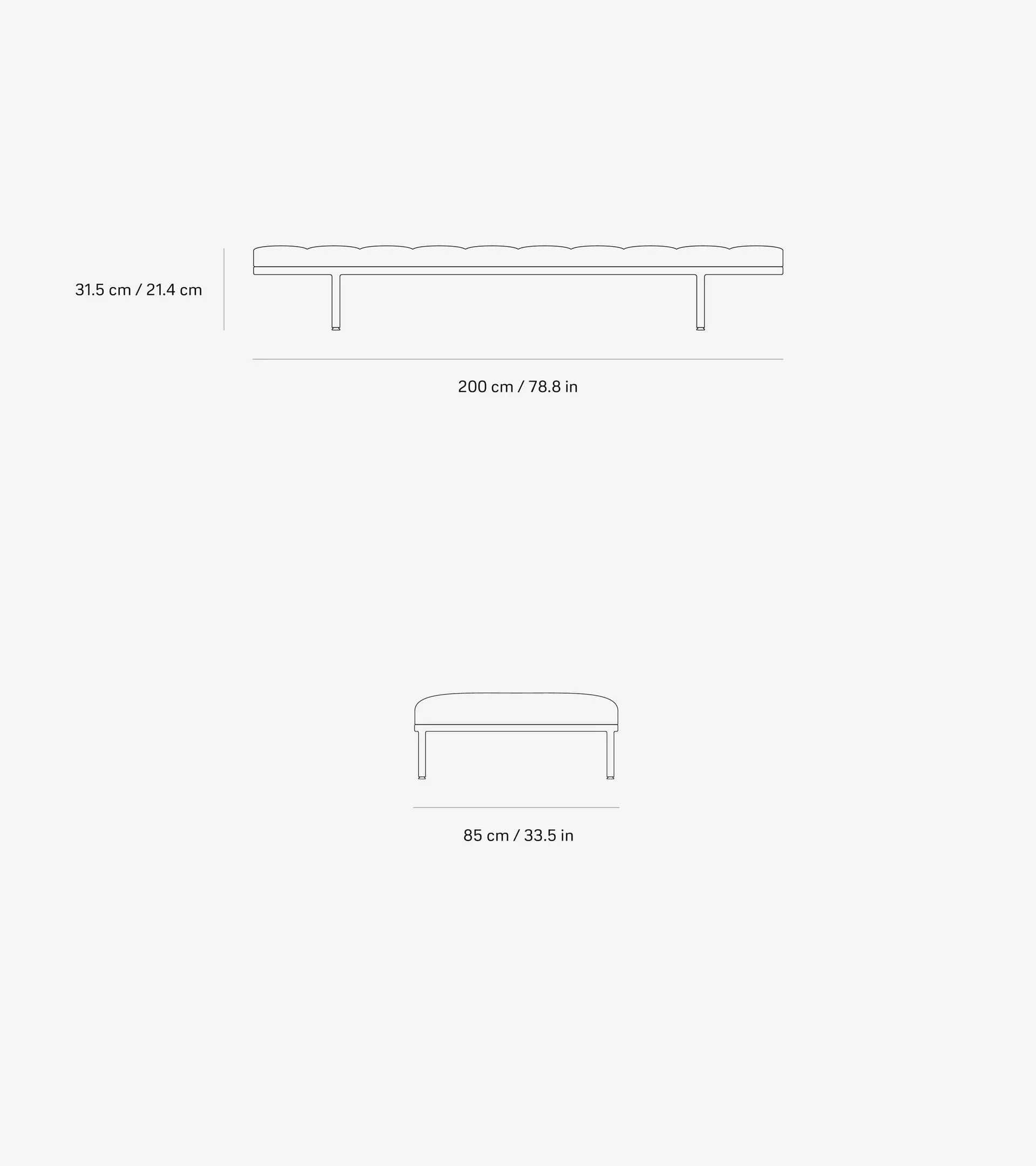 daybed 461 black leather dimensions by vipp for donzelli