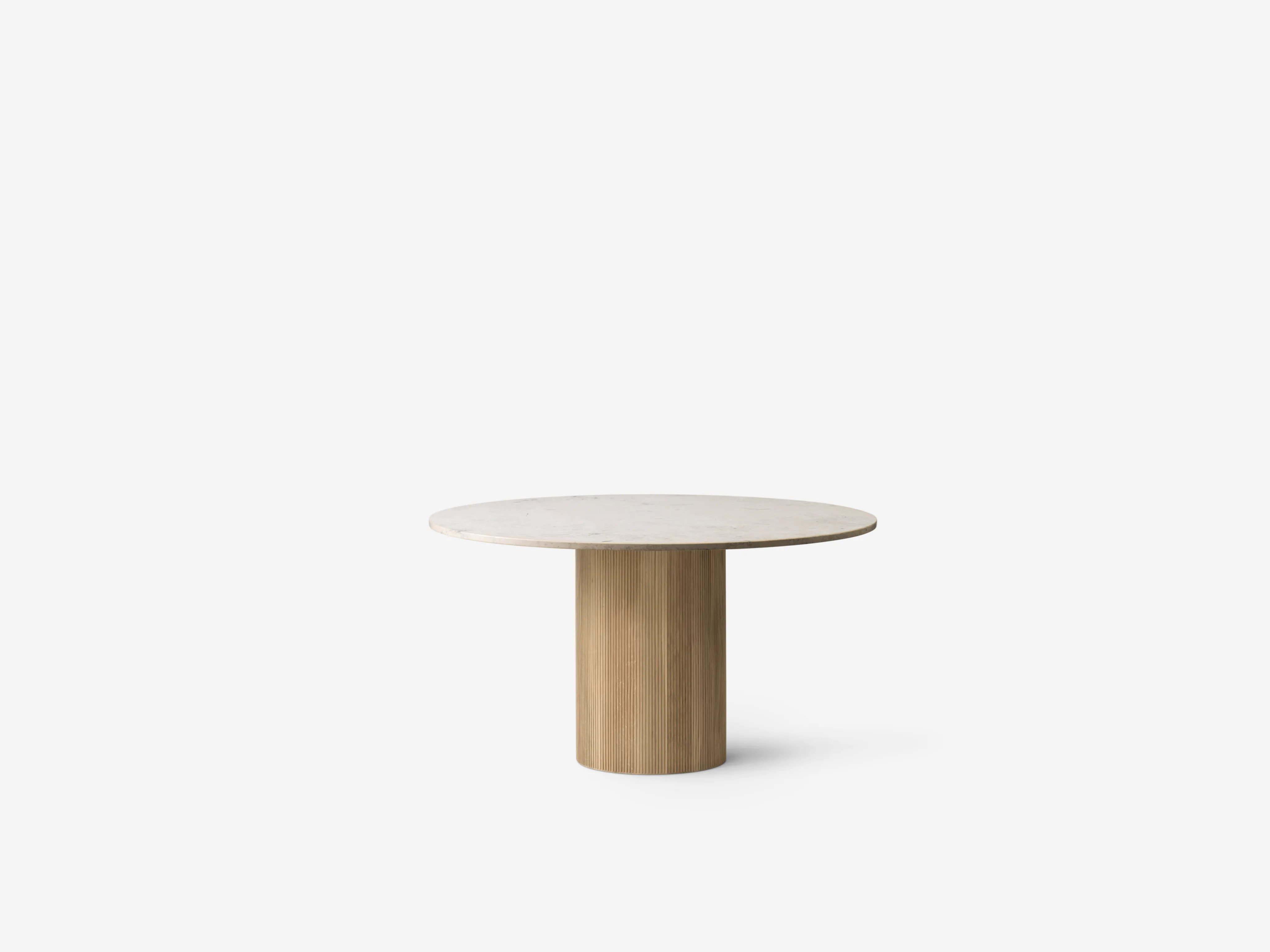 Cabinround Table 494 495 Wood Stone Lightoak Darkoak By Vipp 19 For Donzelli