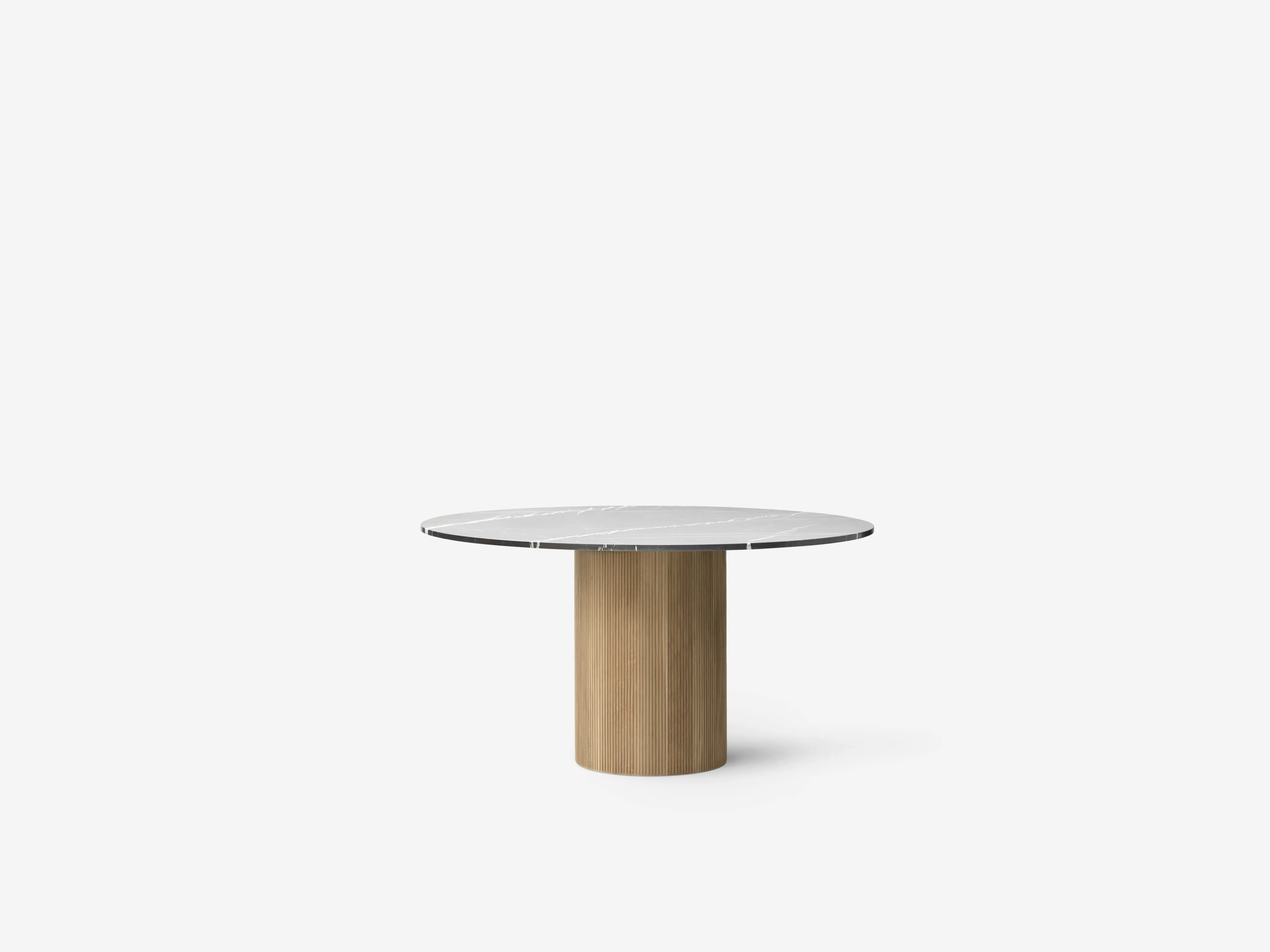 Cabinround Table 494 495 Wood Stone Lightoak Darkoak By Vipp 20 For Donzelli