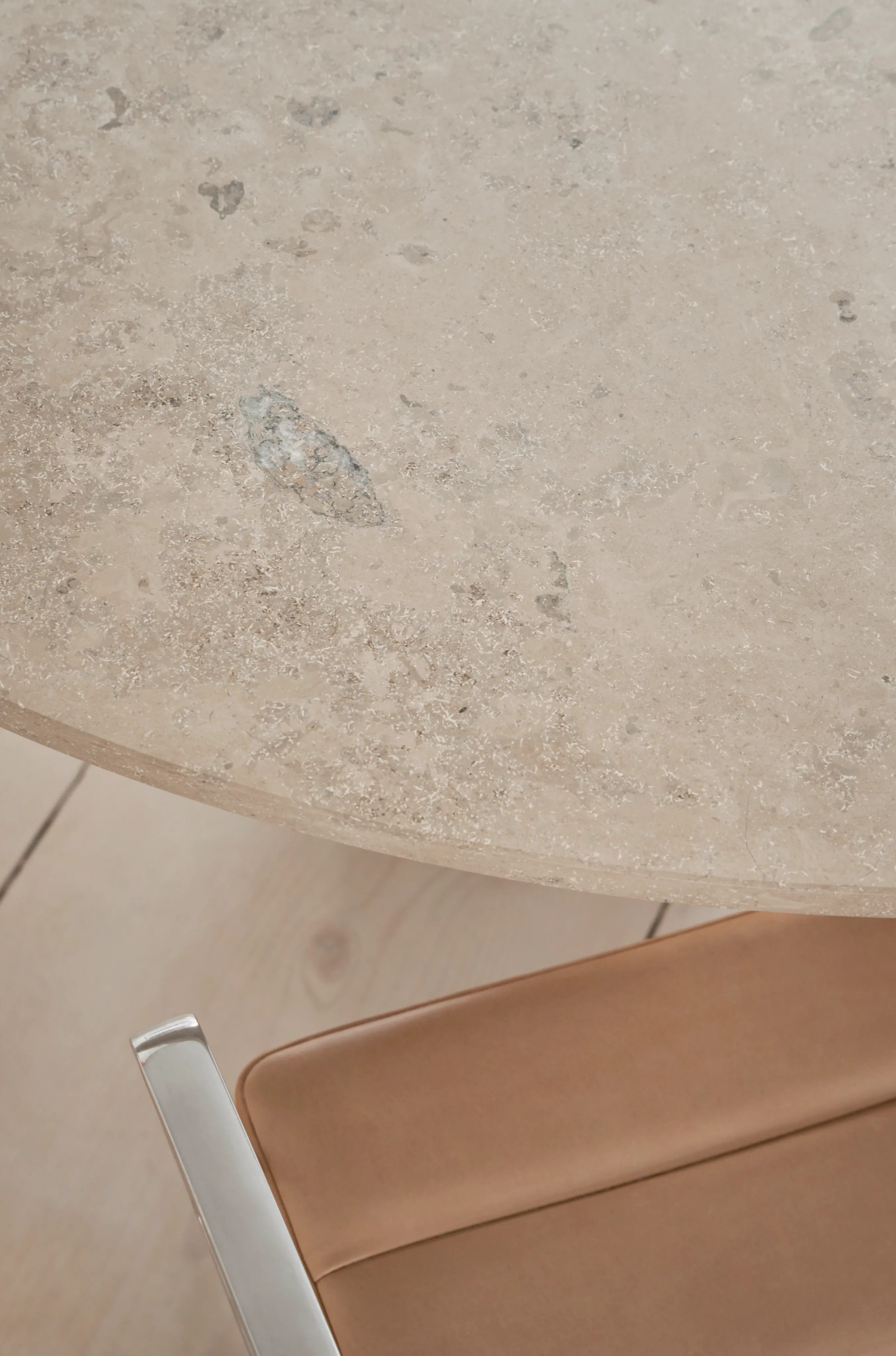 Cabinround Table 494 495 Wood Stone Lightoak Darkoak By Vipp 4 For Donzelli