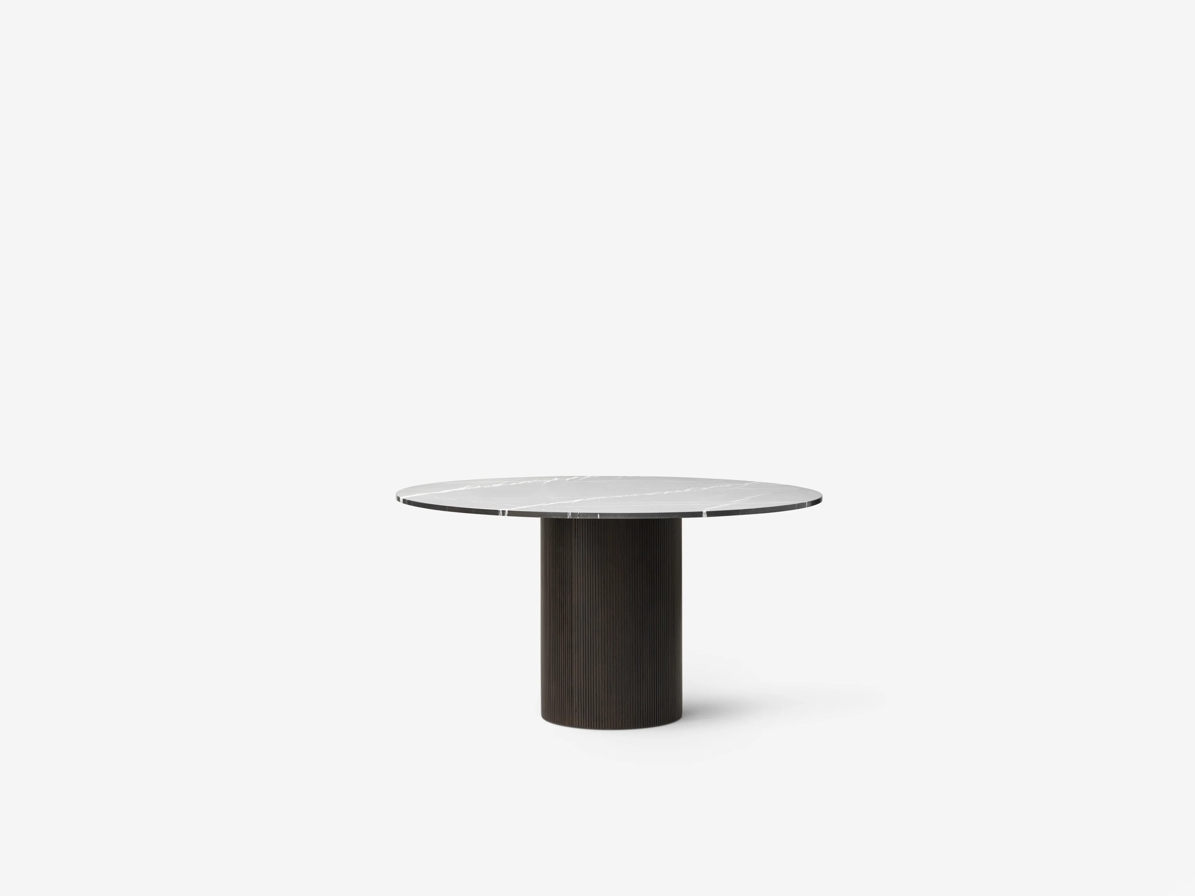 Cabinround Table 494 495 Wood Stone Lightoak Darkoak By Vipp 7 For Donzelli